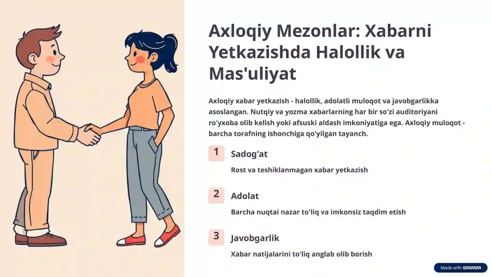 Auditoriyani Huquqiy, Ma'naviy, Axloqiy va Madaniy Baholash 4