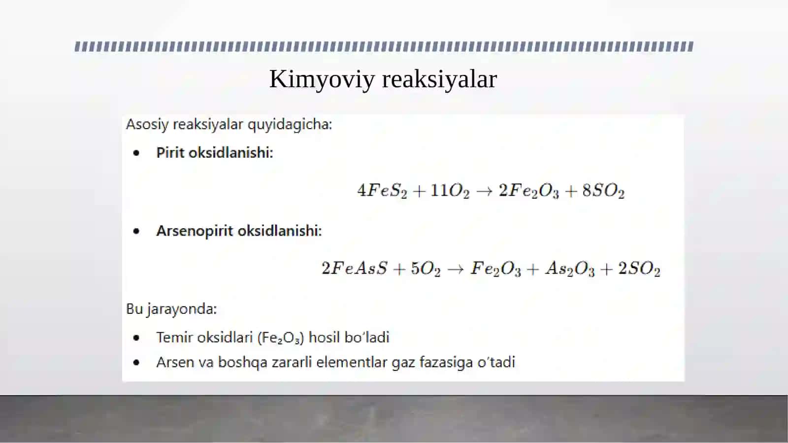OLTIN TARKIBLI SULFIDLI RUDALAR VA BOYITMALARNI OKSIDLAB KUYDIRISH 4