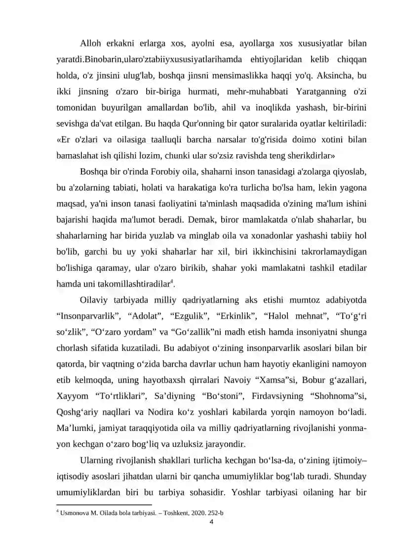 ОILАVIY TАRBIYАDА MILLIY QАDRIYАTLАRDАN FОYDАLАNISHNING PSIXОLОGIK XUSUSIYАTLАRI 4