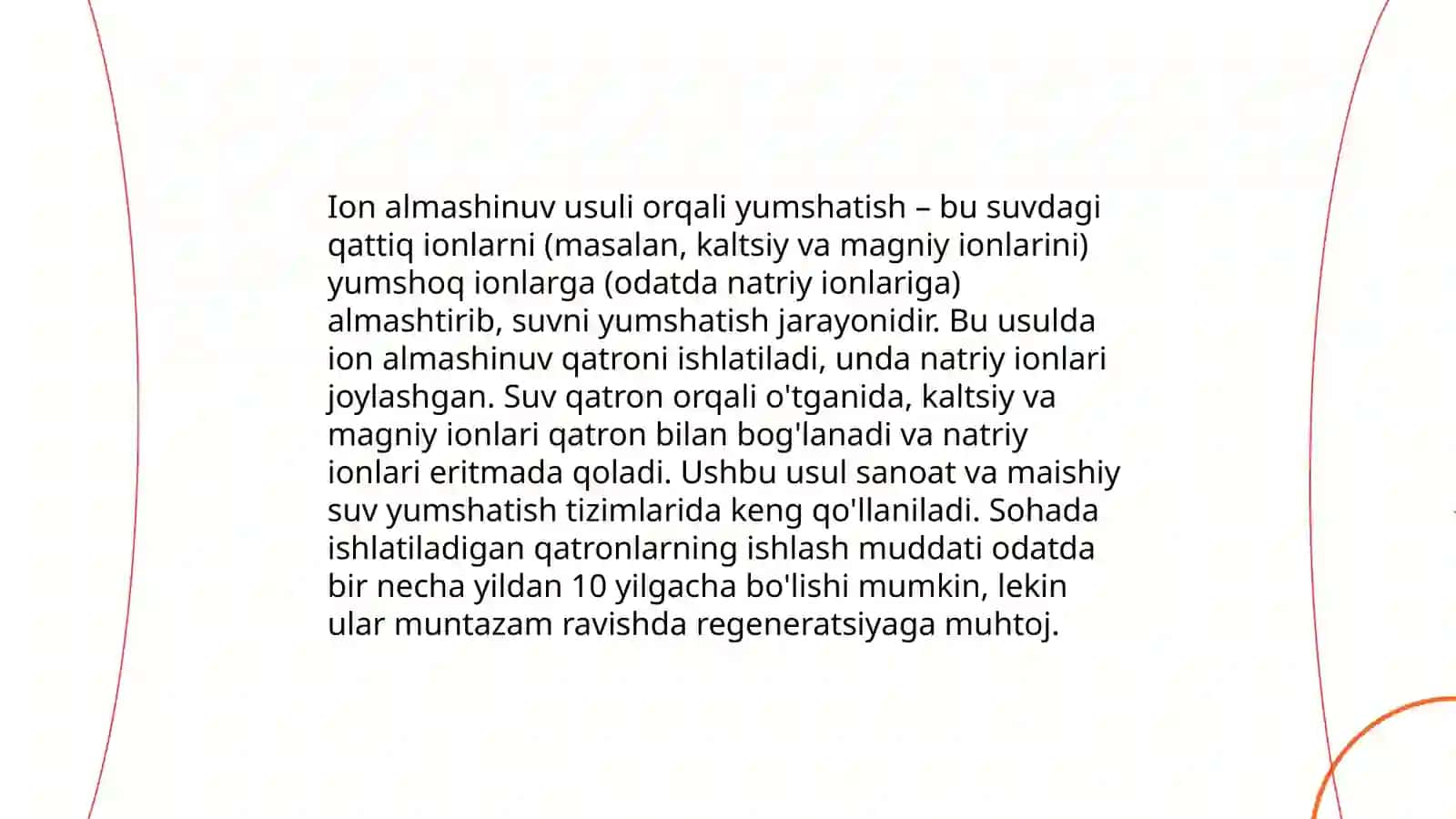 Suvni yumshatish usullari 4