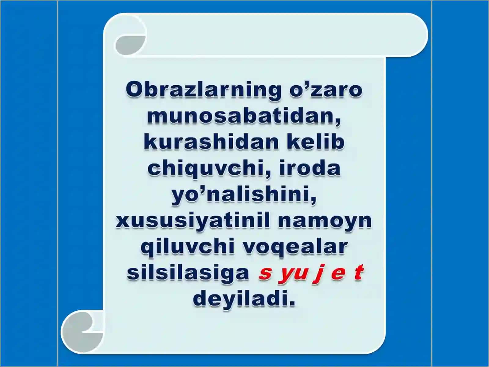 Badiiy asar syujeti 4