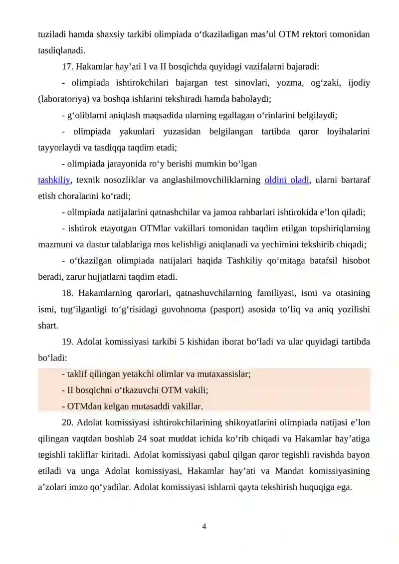 Iqtidorli talabalarni turli xil tanlovlarda ishtiroki 4