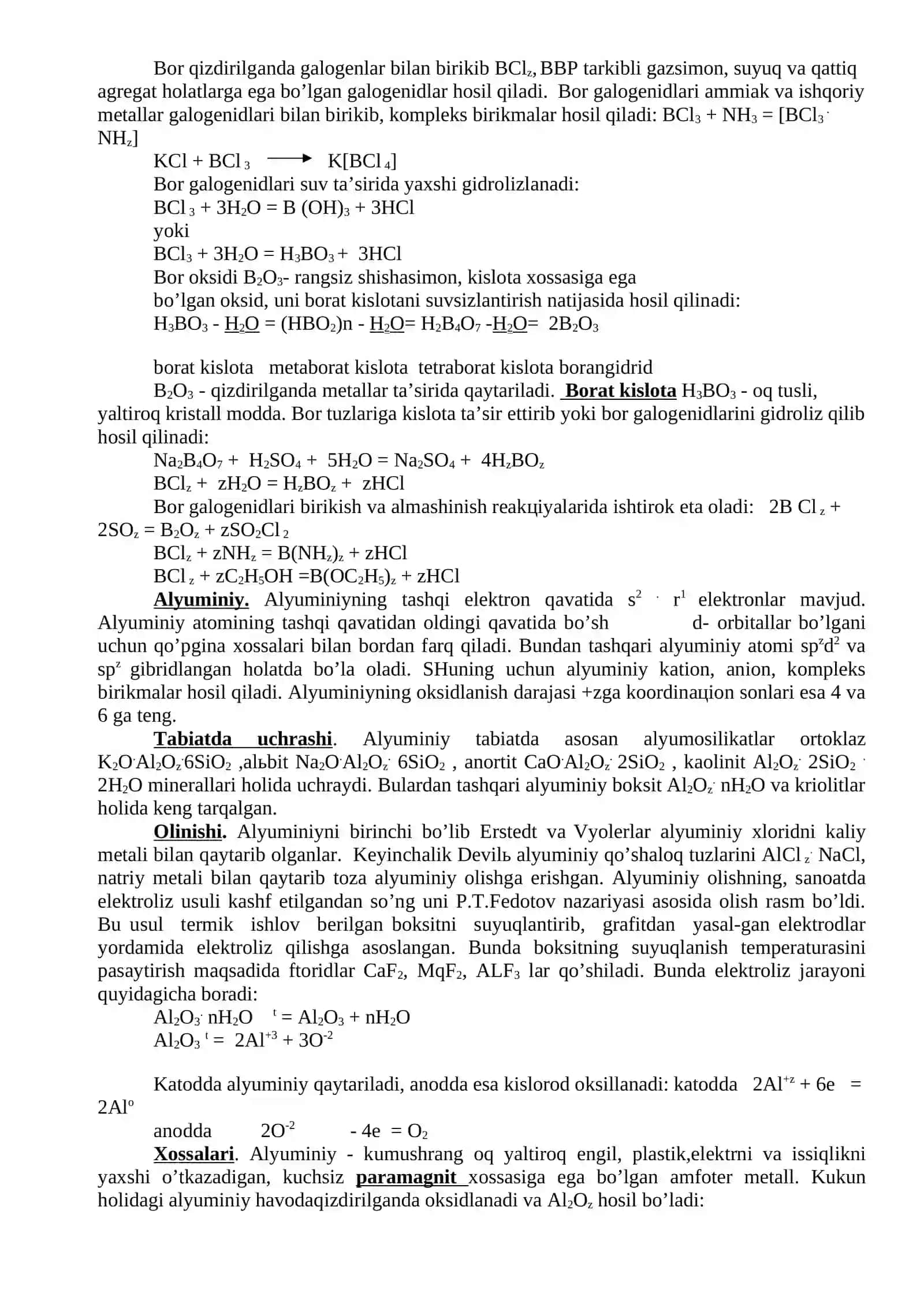 III-guruх p-elеmеntlаrining аsоsiy birikmаlаri ishlаtilishi 4