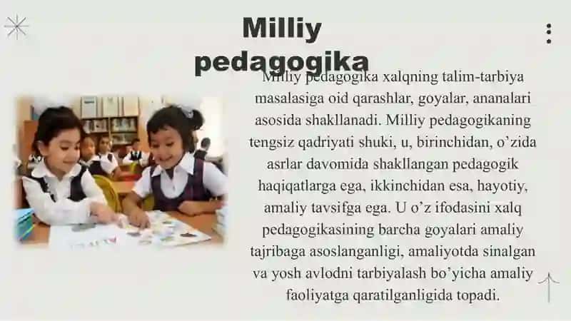 O'zbek xalq pedagogikasi va islom ta'limotida ijtimoiy-pedagogik g'oyalar 4