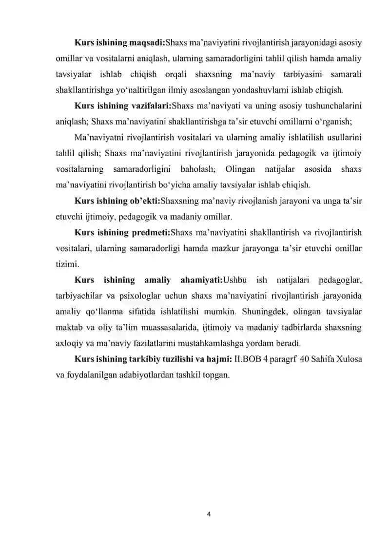 SHAXS MA'NAVIYATINI RIVOJLANTIRISH OMILLARI VA VOSITALARI 4