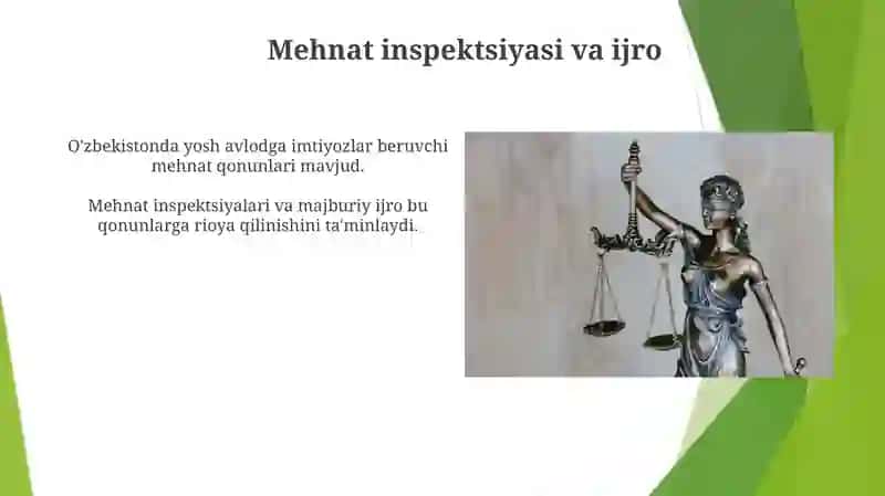 Mehmat qonunchiligida yoshlar uchun imtiyozlar 4