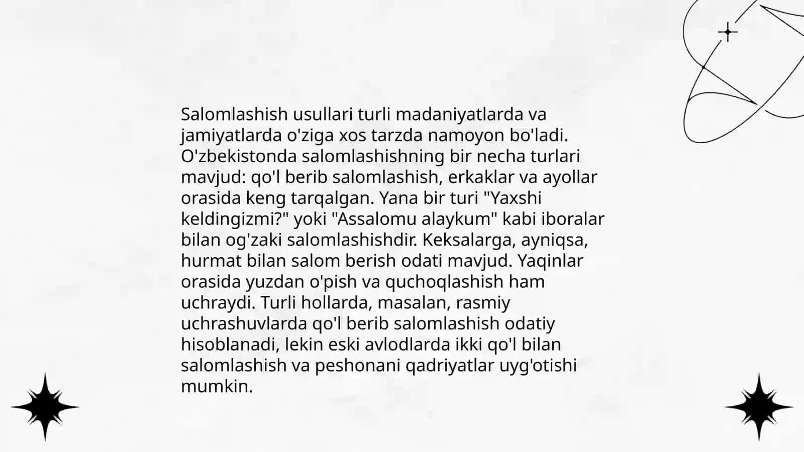 Salomlashish odobi manba” Ijtimoiy odoblar” Shayx Muhammad Sodiq Muhammad Yusuf 4