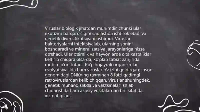 Viruslarning kelib chiqishi va ularning ahamiyatini 4
