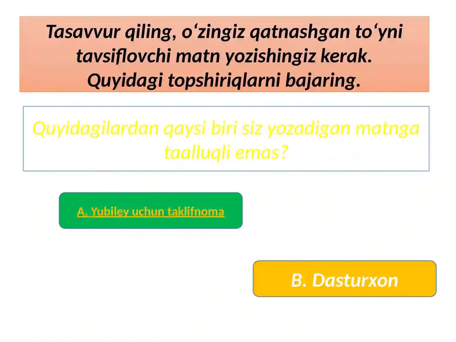 Matnqismlari ustida ishlash 4