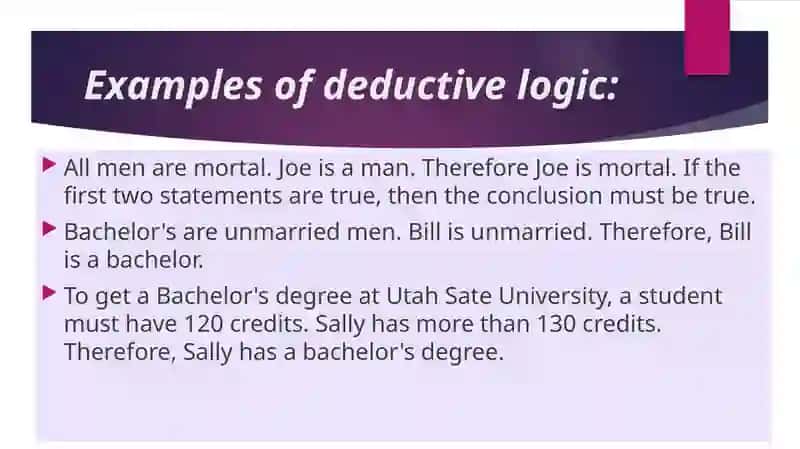 DEDUCTIVE REASONING 4