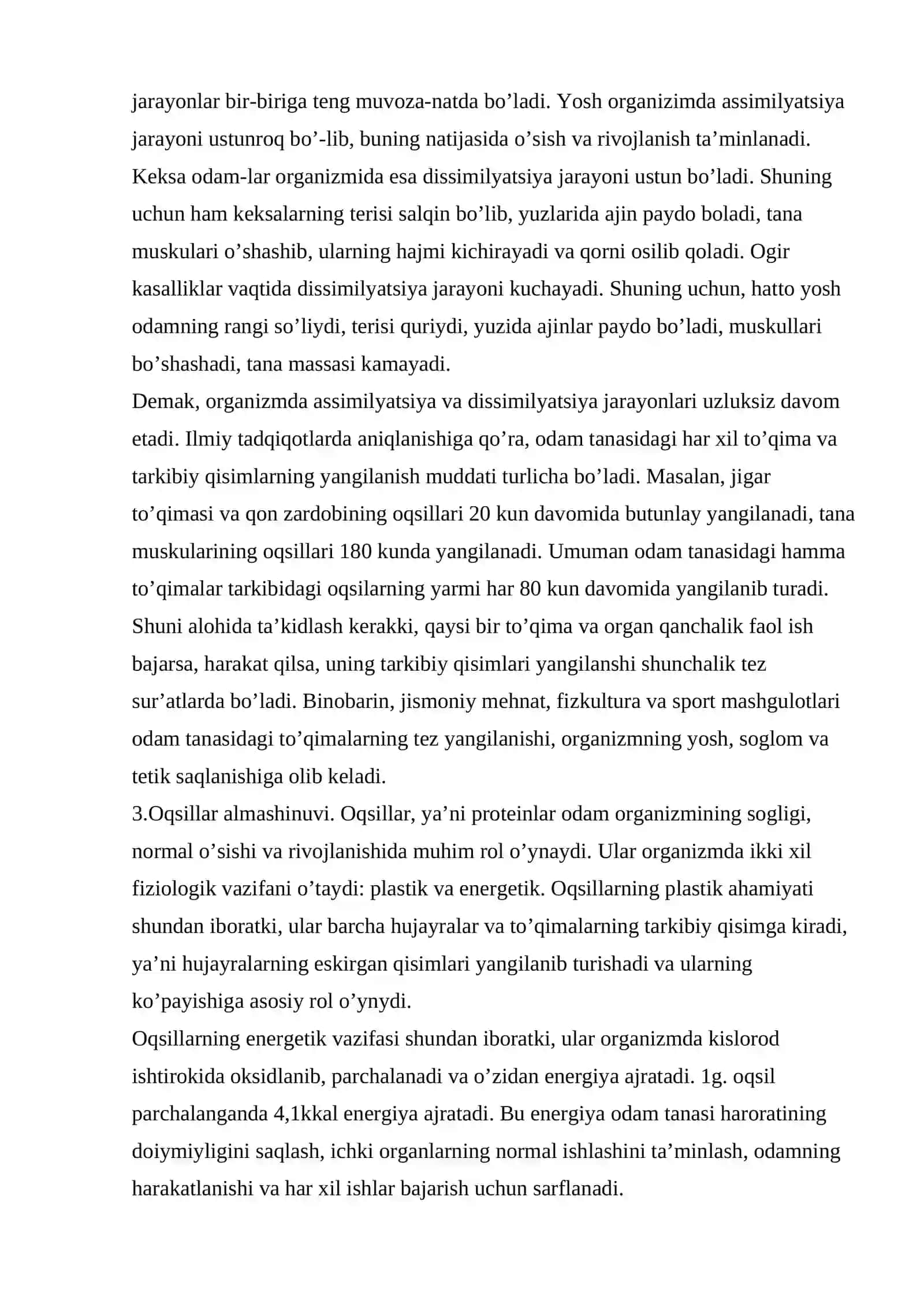 ORGANIZMDA MODDALAR VA ENERGIYA ALMASHINUVI 4
