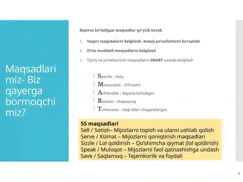 SOSTAC Marketing (strategiya tuzish) 4