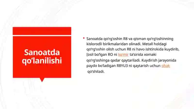 Pb+2 ionning ajratish va konsentrlash hamda aniqlashda qo’laniladigan fizik-kimyoviy usullari 4