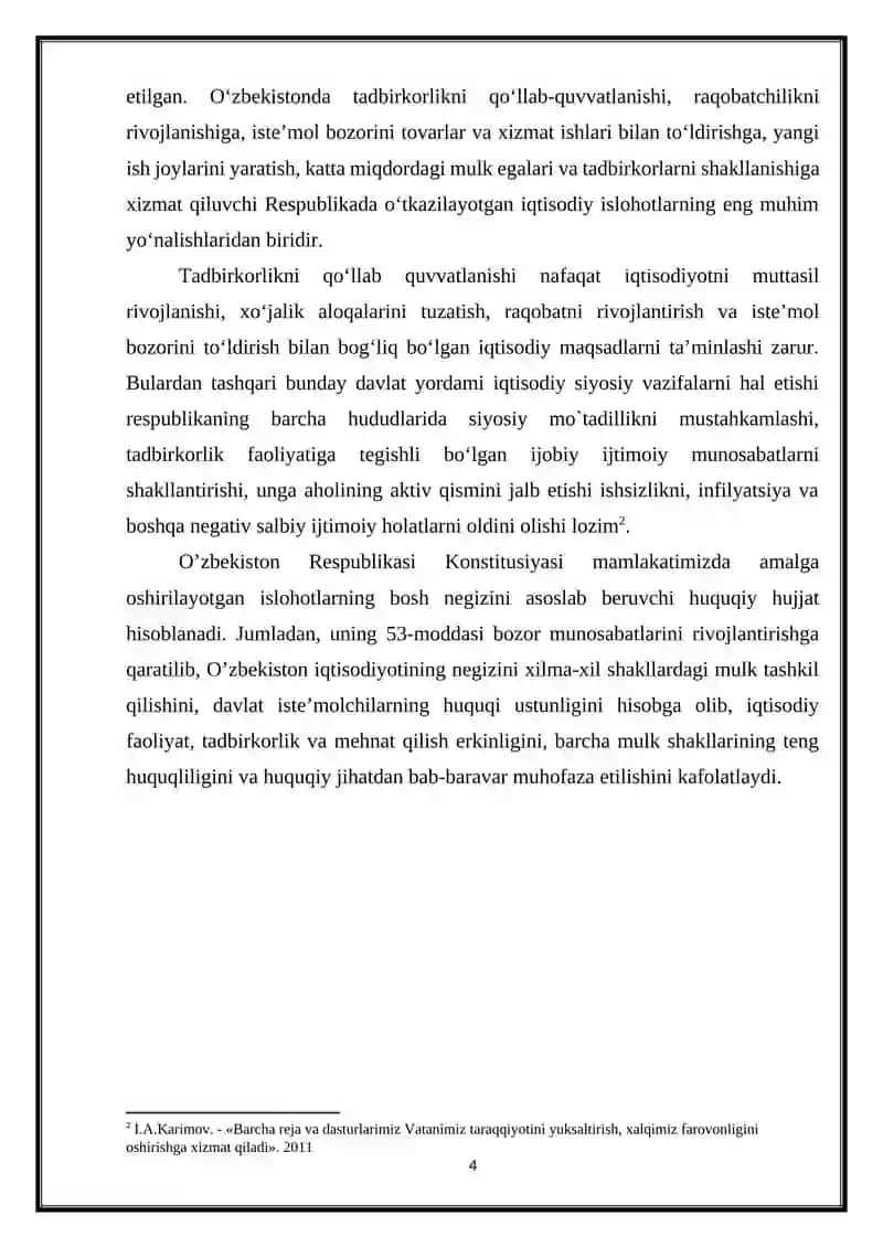 Tadbirkorlik Faoliyatiining Mohiyati va Asosiy Belgilari 4