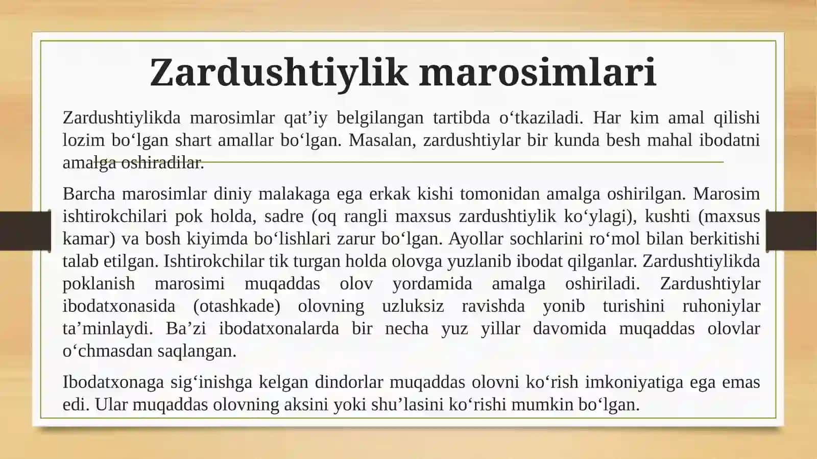 Zardushtiylikning asoschisi Ashoga Spitama Zaratushtra 4