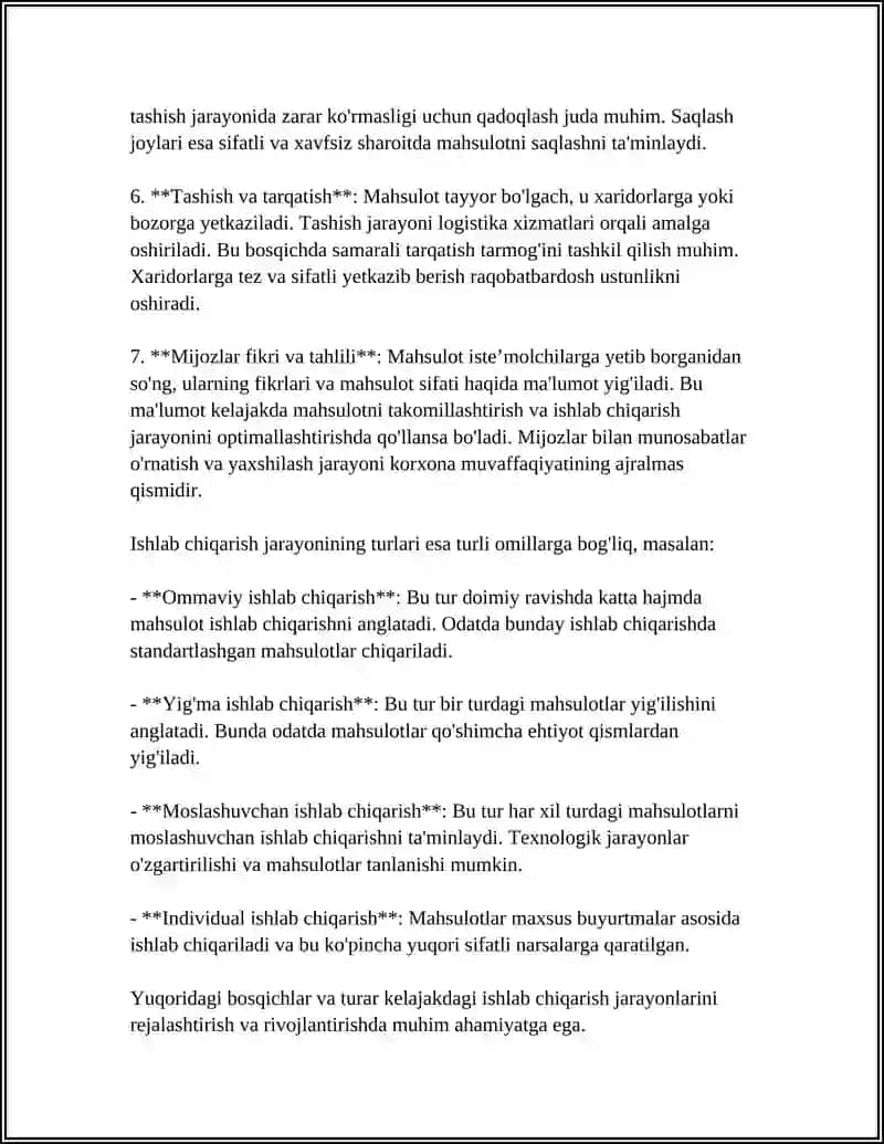 ISHLAB CHIQARISH JARAYONI VA UNING NATIJALARI 4