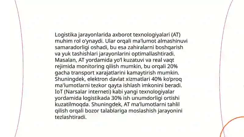 Omborda axborot oqimlarini tashkil etish 4