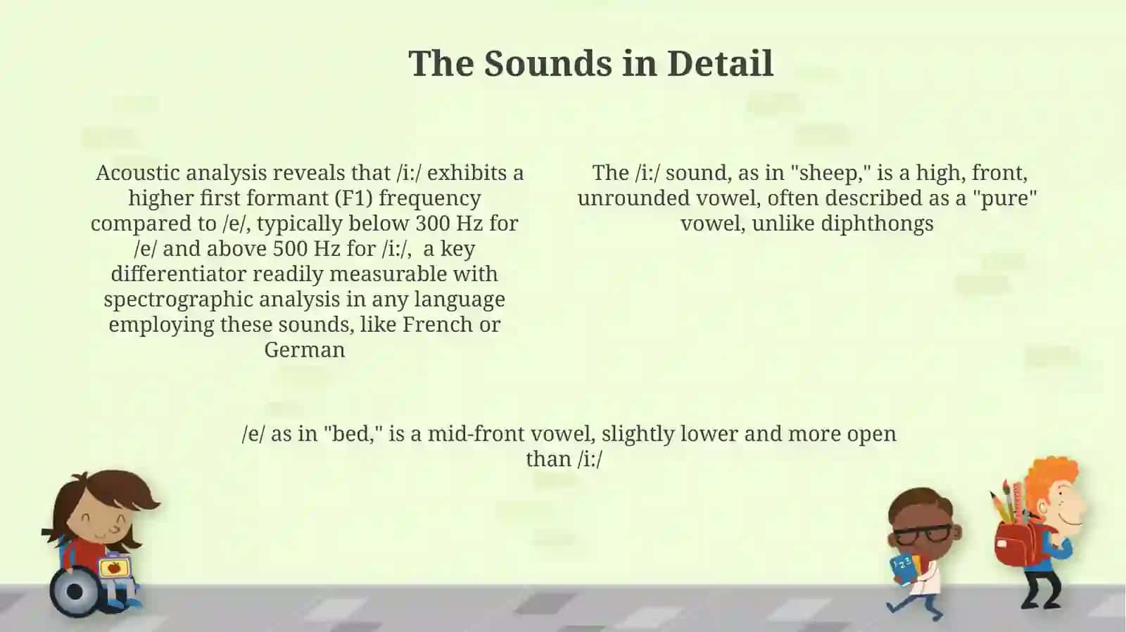 Meet met The vowel sounds /i:/ and /e/ 4