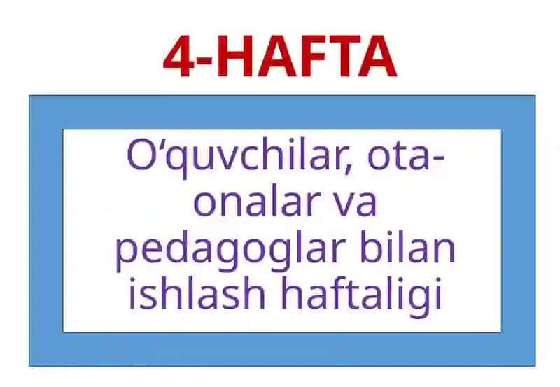 Kasb-hunarga yo‘naltirish haftaligi 4