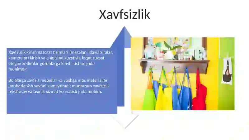 Guruh xonalarining rivojlantirish markazlari 4
