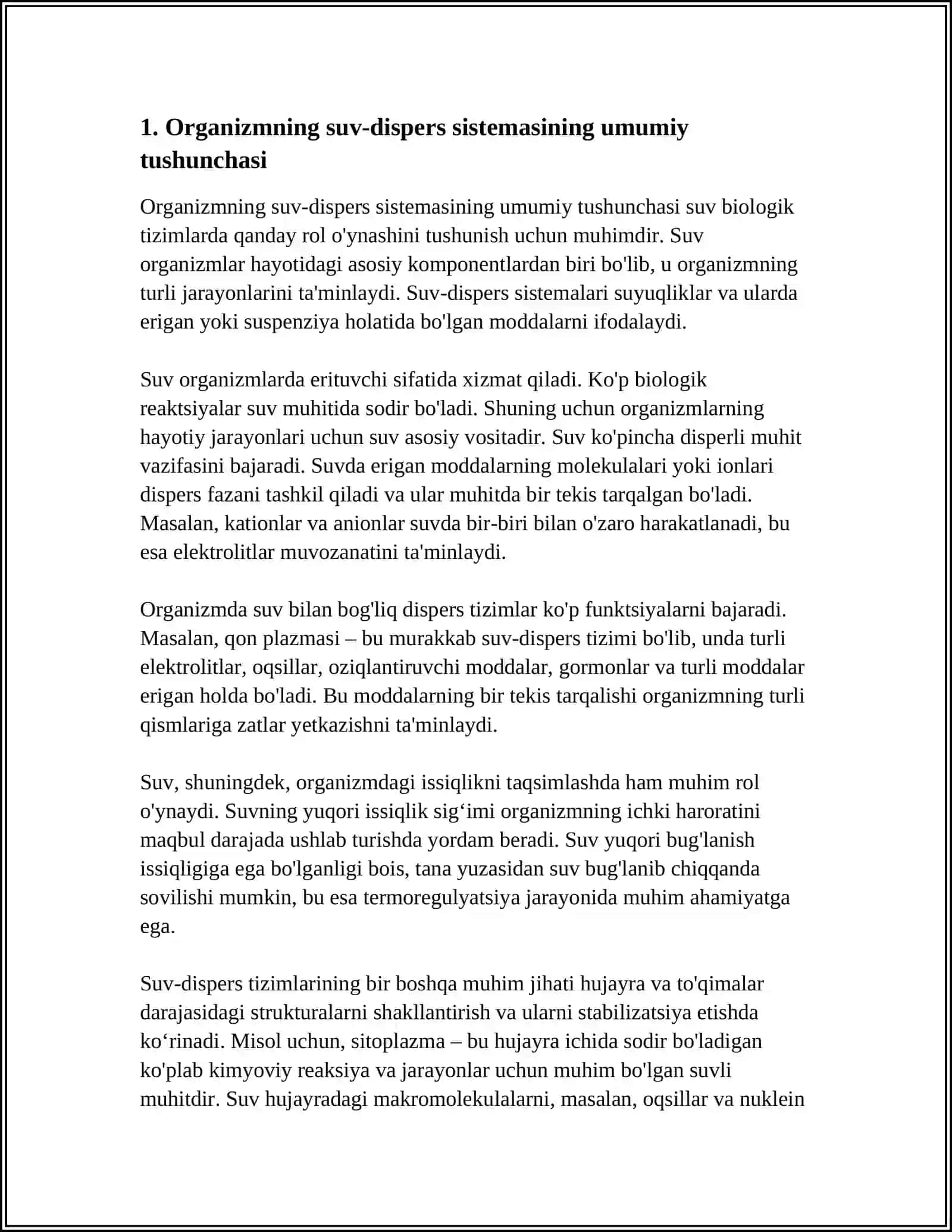 ORGANIZIMNING SUV-DISPERS SISTEMASI HAQIDA SLAYD 4
