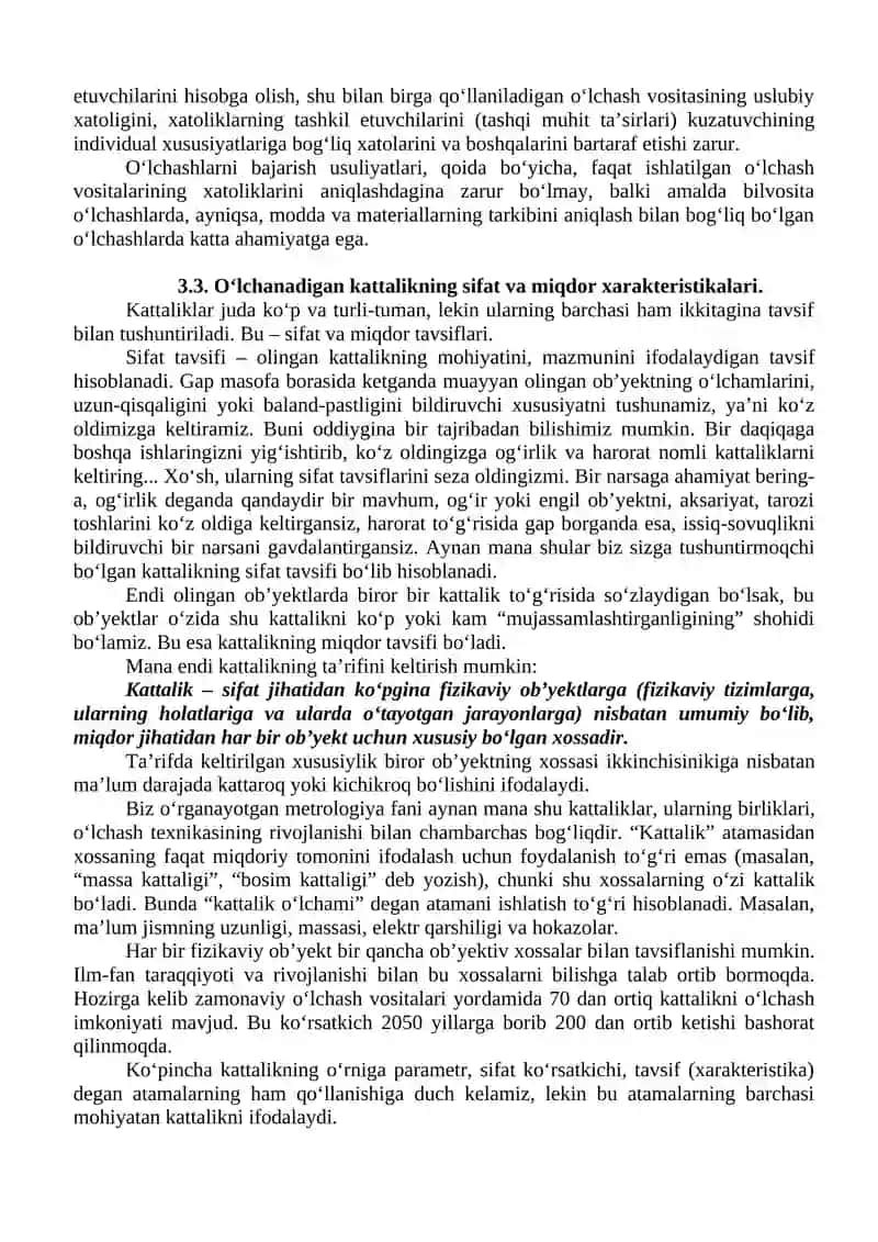 3-MA’RUZA. KATTALIKLAR VA ULARNING TURLARI 4