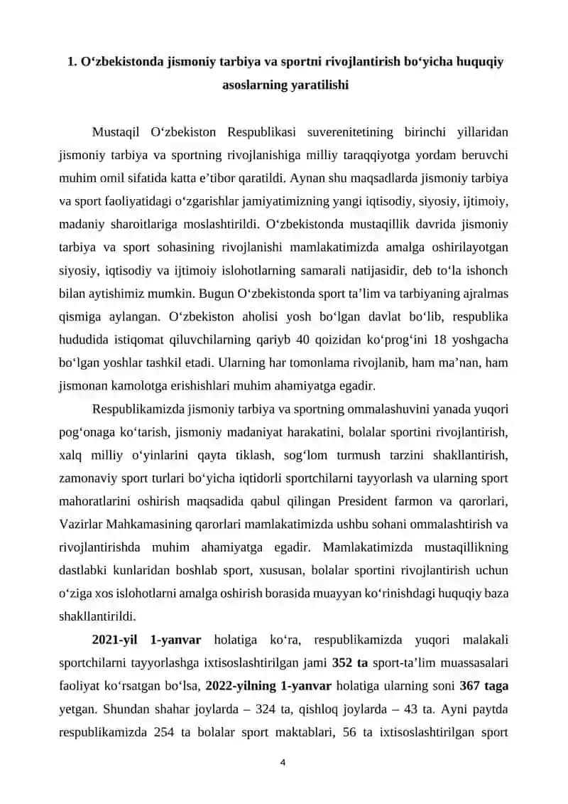 O'ZBEKISTONDA SPORTNING RIVOJLANISHI VA BESHTA MUHIM TASHABBUS 4