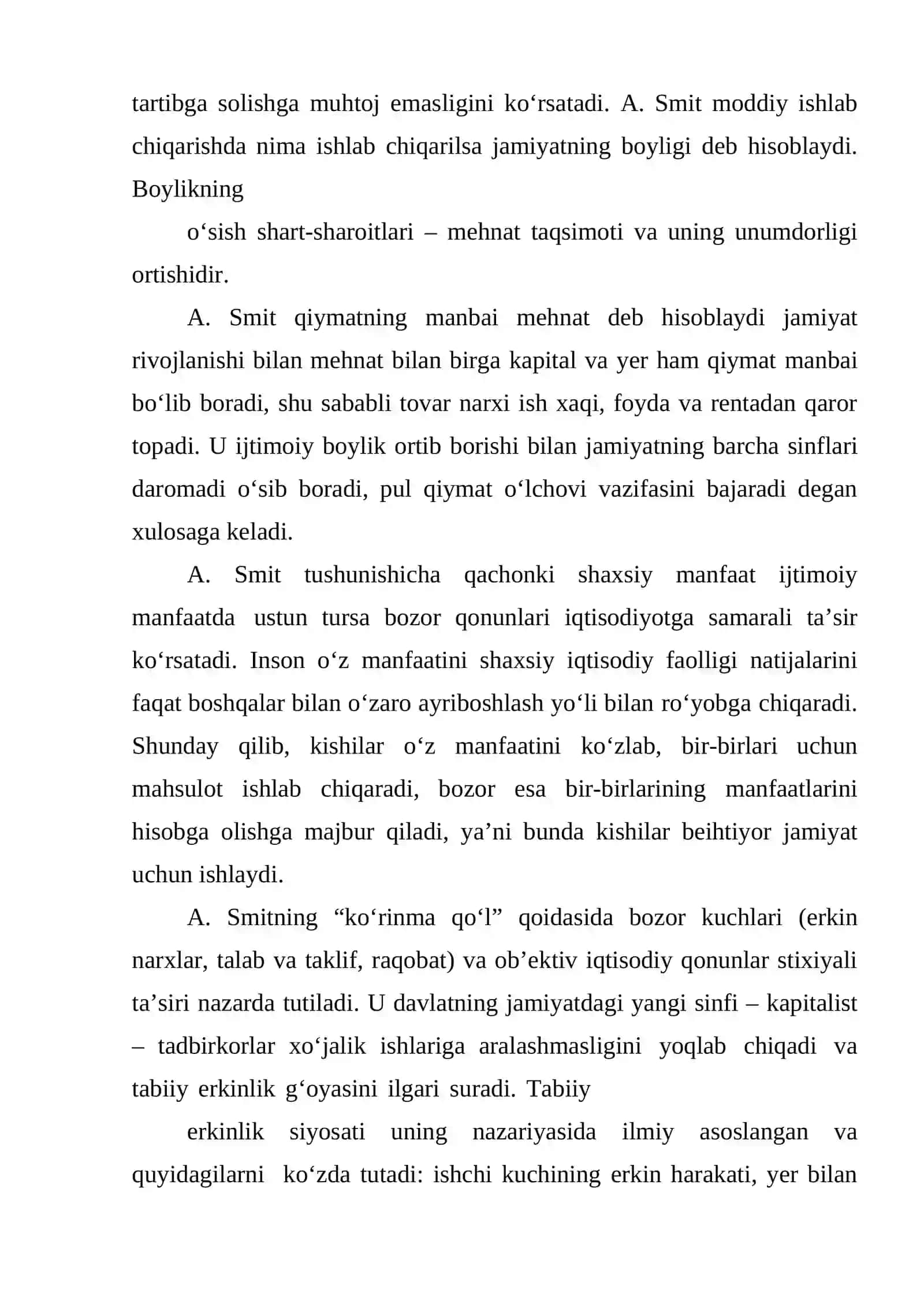Iqtisodiyot nazariyasi faniga kirish 4