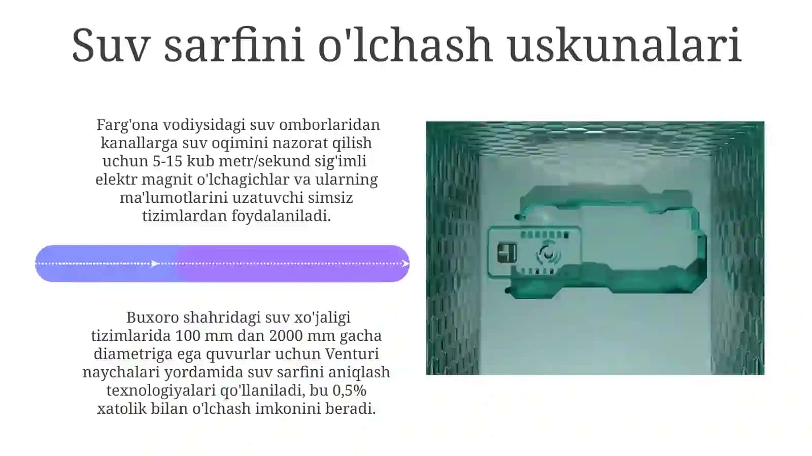Kanallardagigidrotexnikainshootlaridanfoydalanishdanazoratòlchashapparaturasi 4