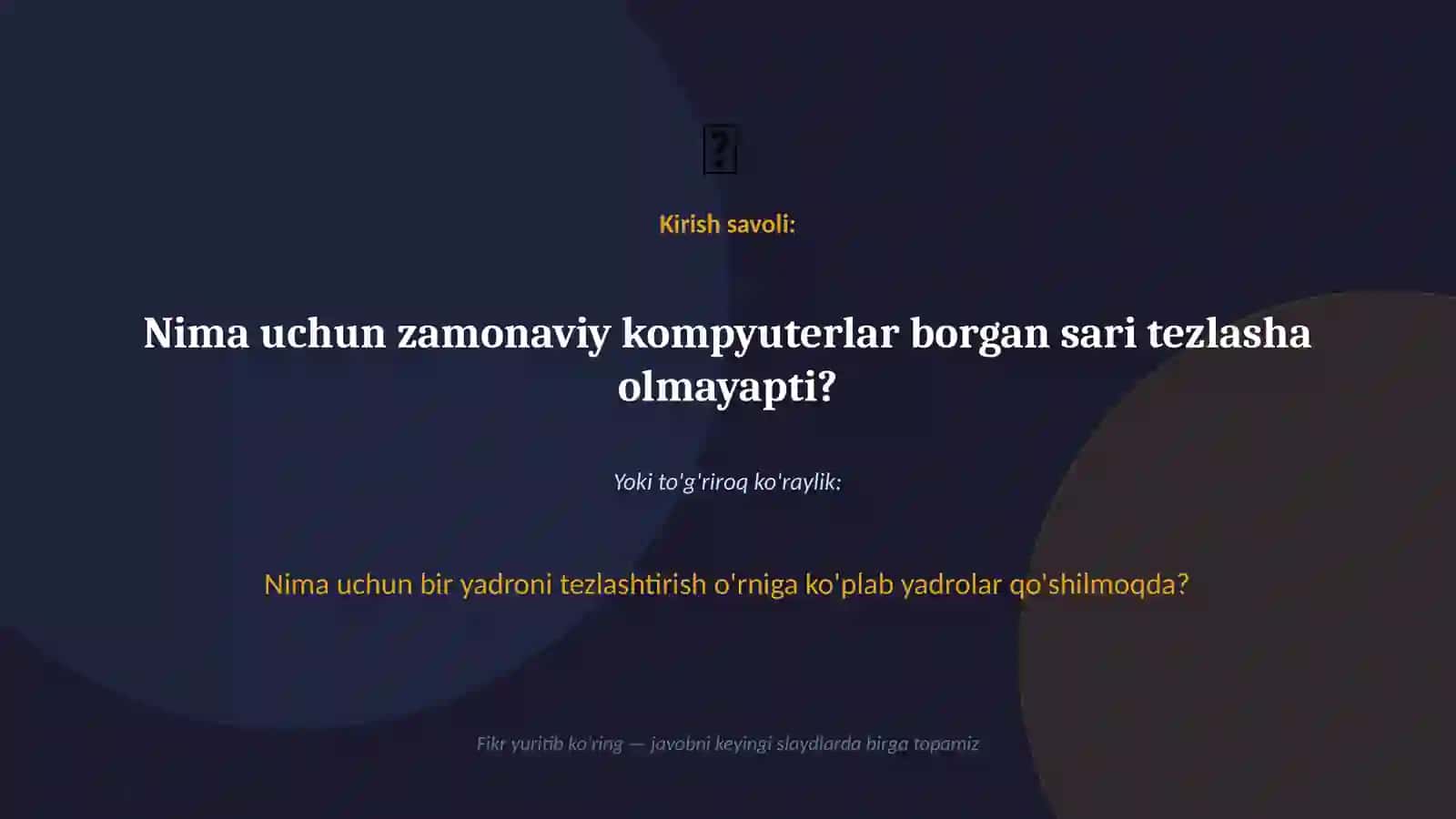 PARALLEL HISOBLASH ASOSLARI 4
