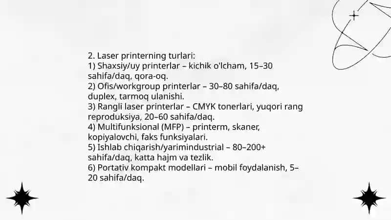 Inkjet printerning turlari 4