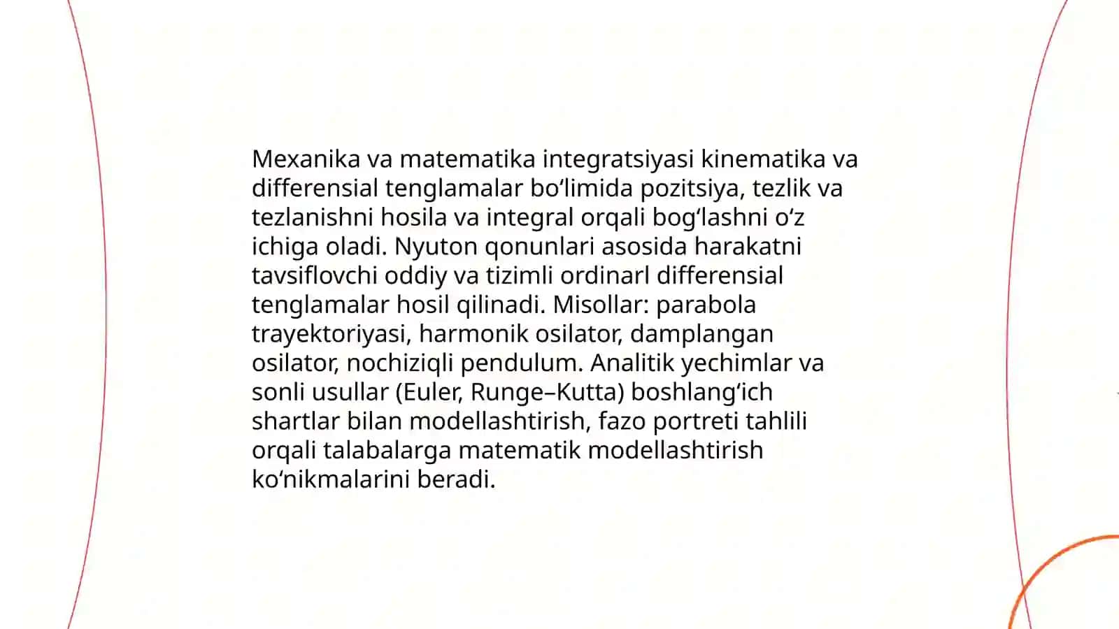 Taʼlim berishni mavzular boʻyicha integratsiyalash (mexanika boʻlimi misolida) 4