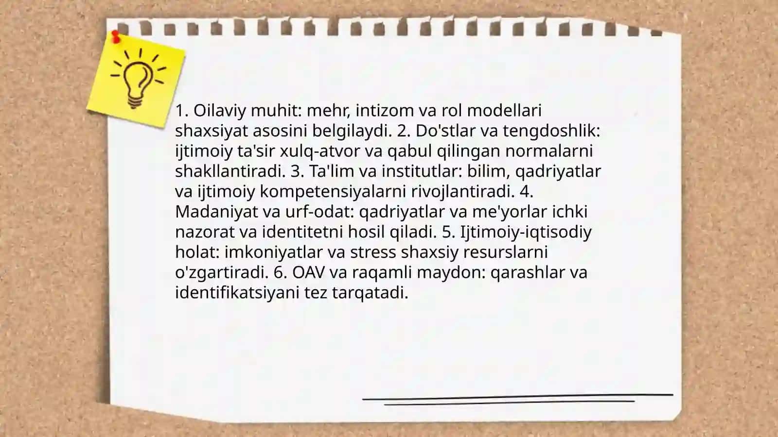 Shaxs psixologiyasida tashqi va ichki omillar o’rtasidagi aloqalar 4