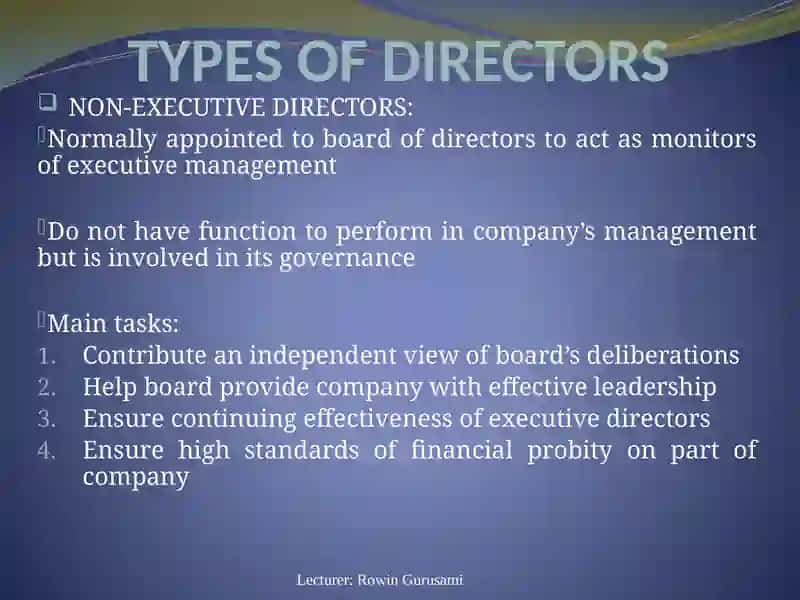 COMPANY LAW:Ownership&ManagementPart 1 - Directors 4