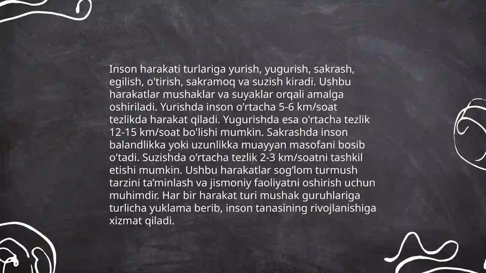 Inson faoliyatning birligi sifatida harakat referati 4