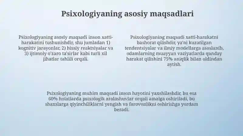 Psixologiya fanining maqsadvavazifalari 4