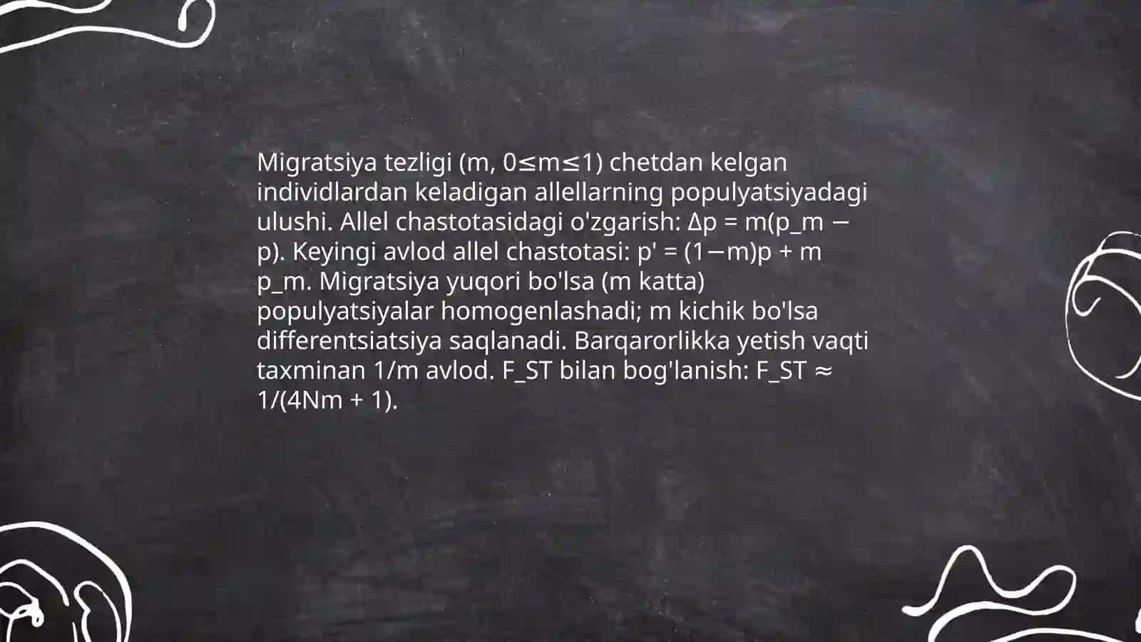 Chetdan changlanuvchi populyatsiyalarning genetik strukturasi 4