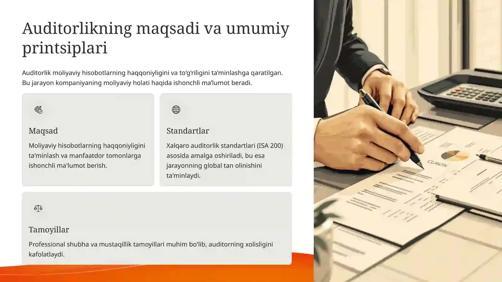 Buxgalteriya balansi auditiga qo‘llaniladigan auditorlik usullari va tahliliy amallari 4