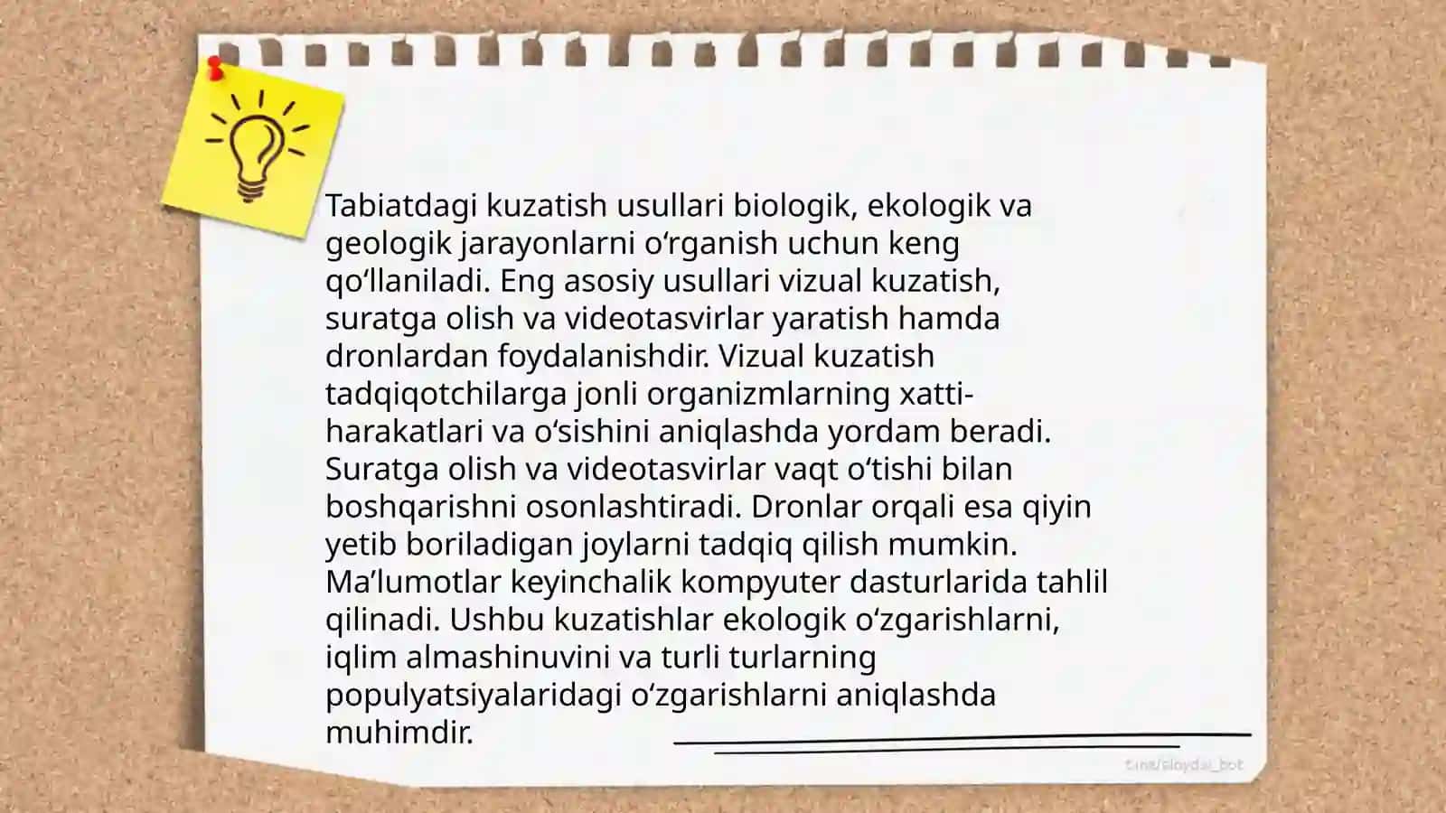 Bolalarga tabiatda oddiy tajriba o’tkazishda izlanuvchanlik qobilyatini rivojlantirish 4