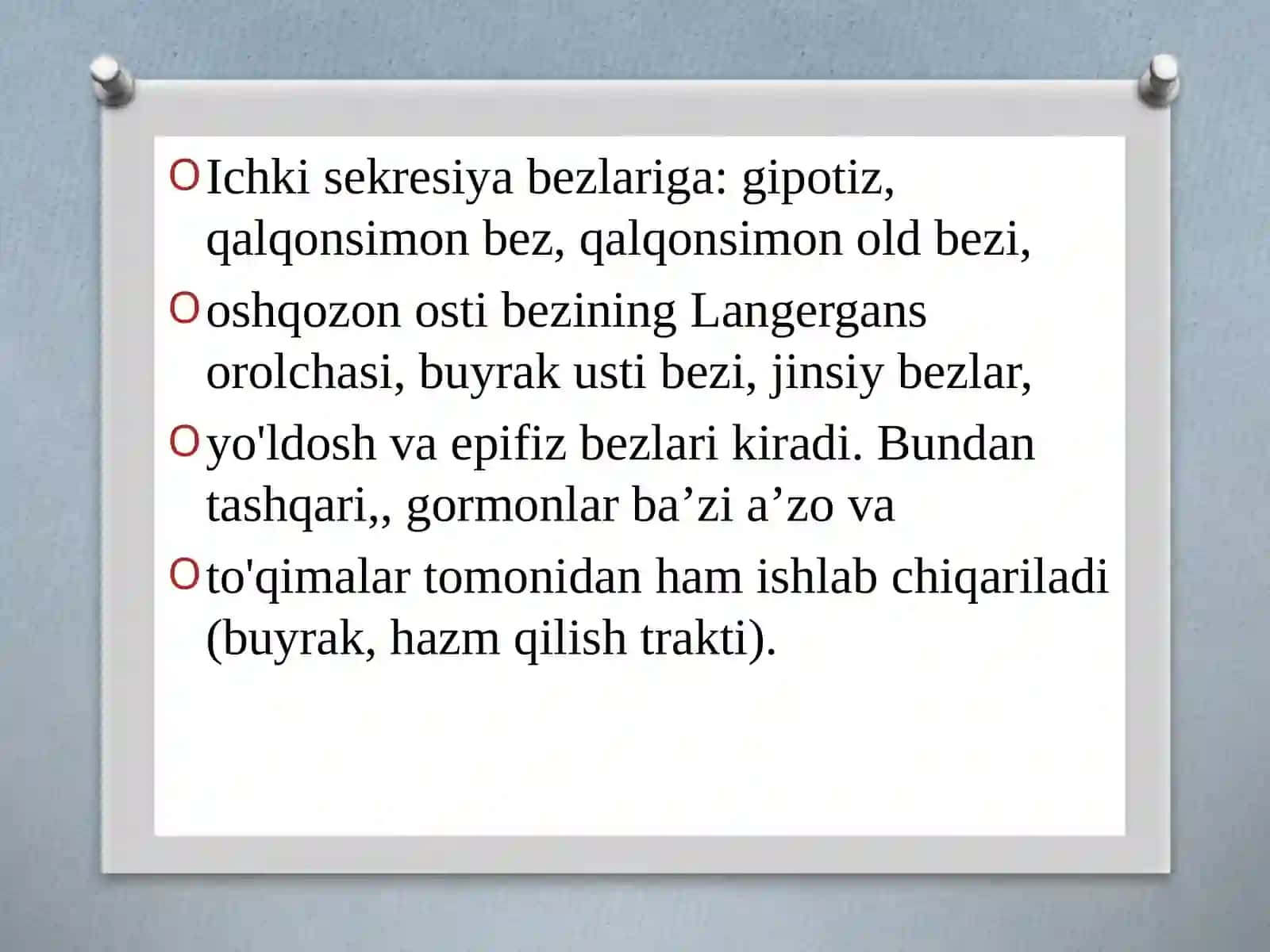 Endokrintizimfiziologiyasi:umumiytamoyillar 4