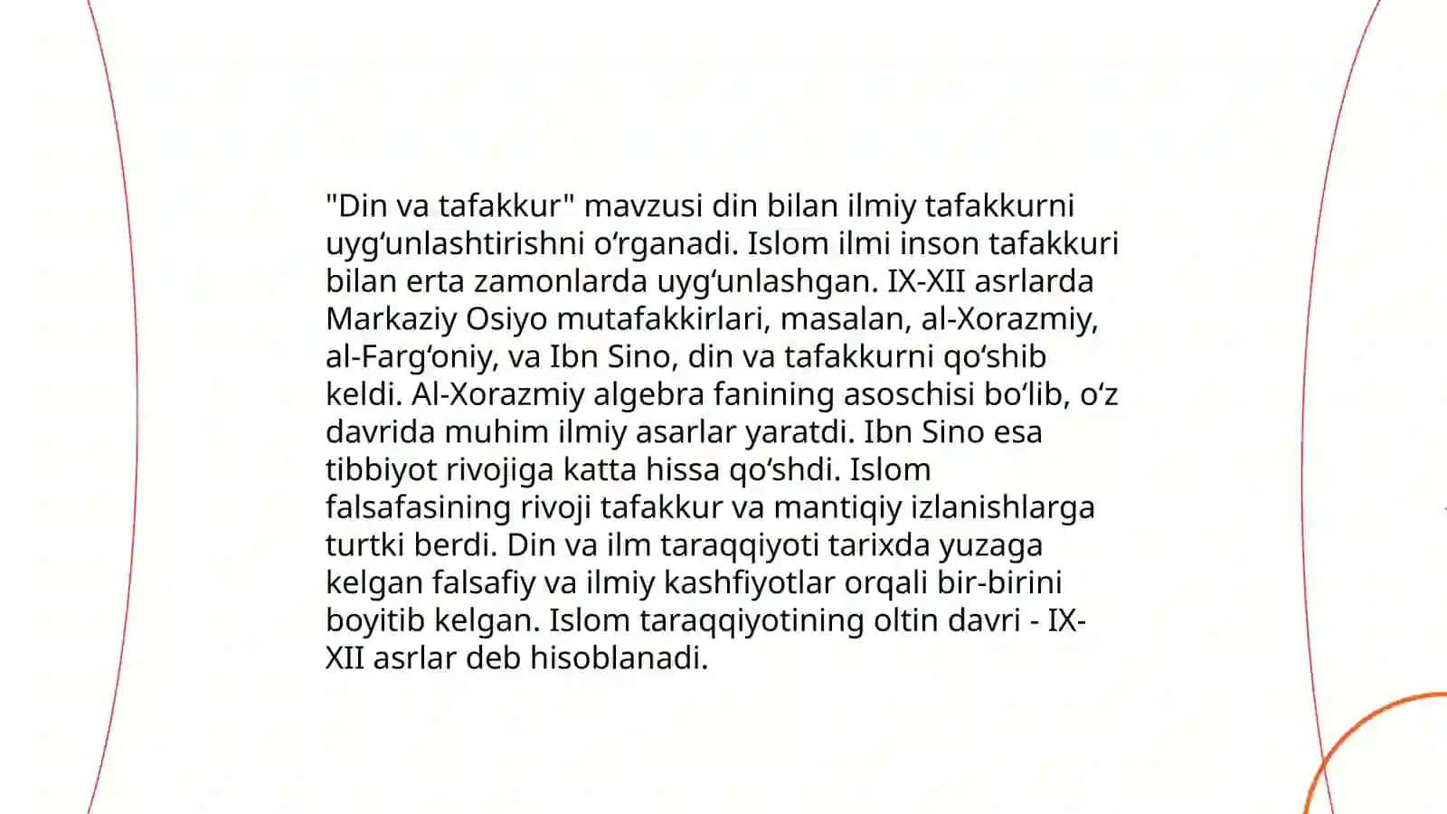 Imom Gʻazzoliyning Tavba asaridan Din va ahloq toʻgʻrisida 4