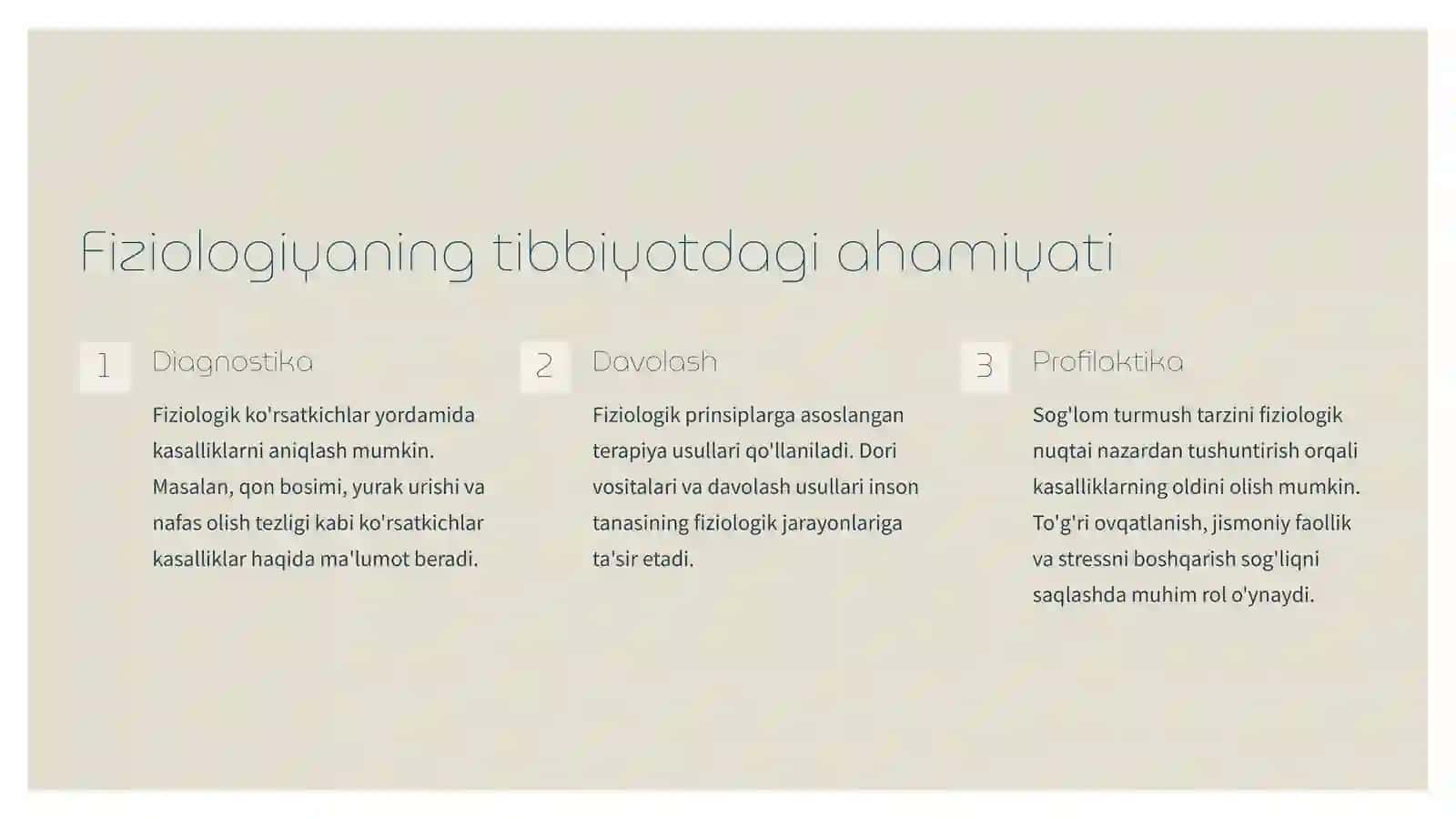 Fiziologiya fani: Tibbiyotda ahamiyati va rivojlanishi 4