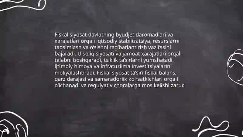 Davlatning bozor iqtisodiyotini tartibga solishda roli 4
