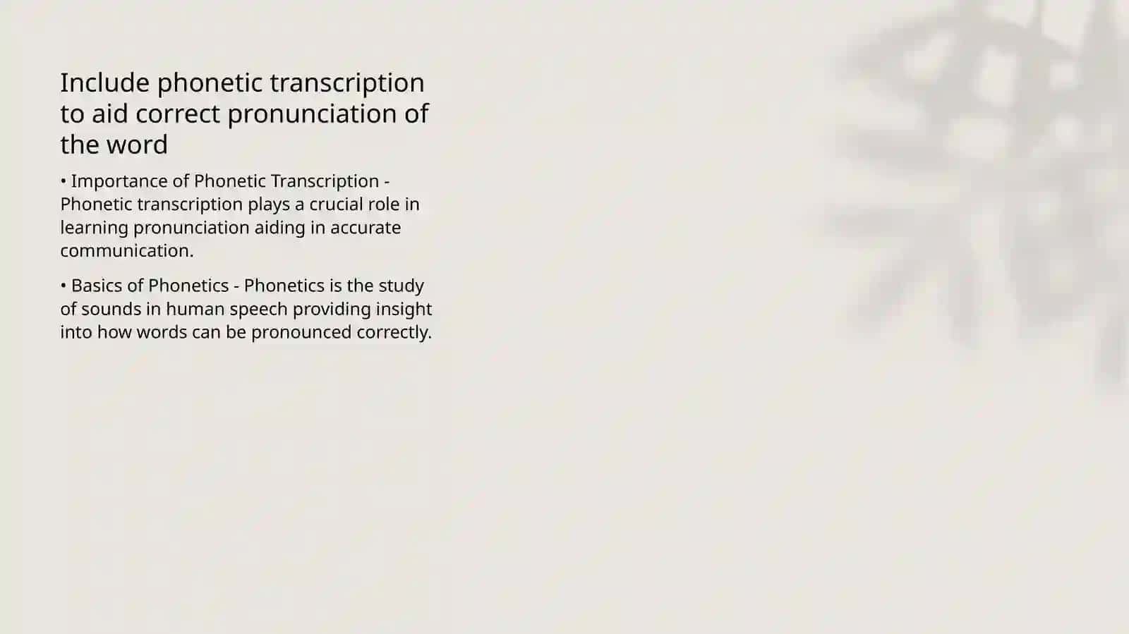 THE MAIN STRUCTURAL (components) OF A DICTIONARY ENTRY 4
