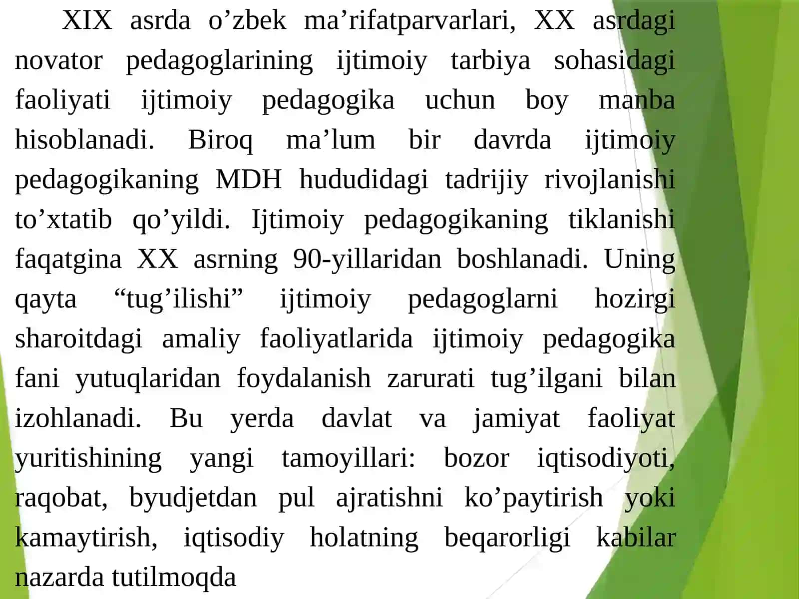 O‘zbekistonda ijtimoiy pedagogikaning rivojlanish tarixi 4