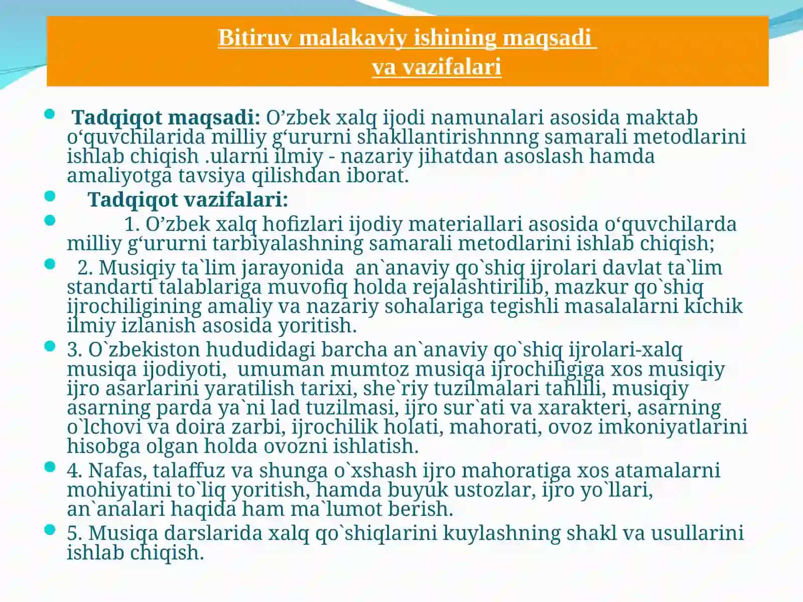 O’quvchilarda milliy g’ururni tarbiyalashda o’zbek xalq hofizlari ijodidan foydalanish 4