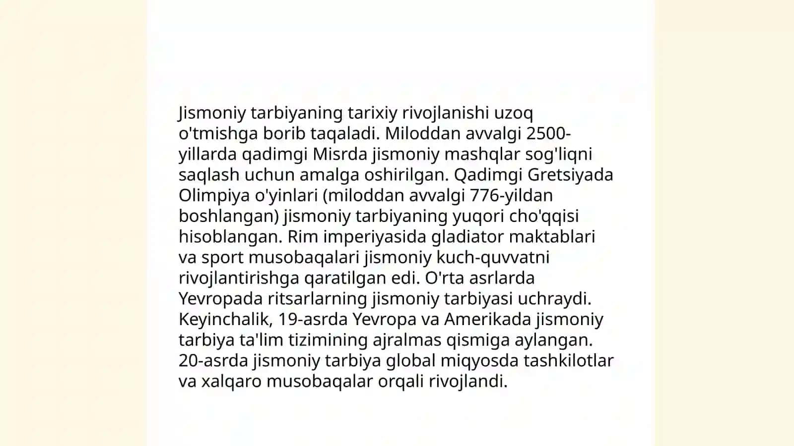 Bolalar jismaniy tarbiyasi fanining rivojlanish tizimi 4