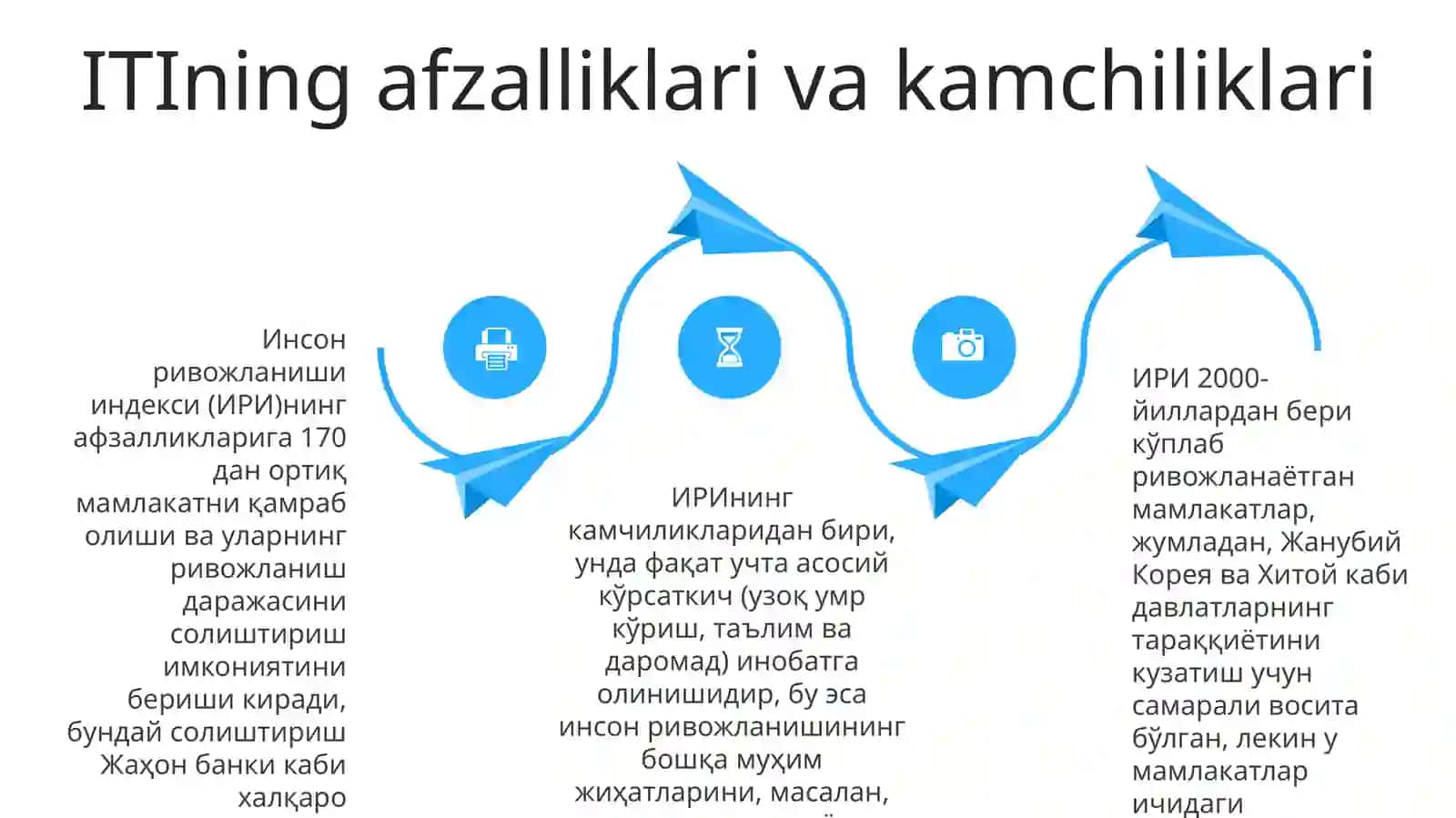 Inson taraqqiyoti konsepsiyasi.Inson taraqqiyoti indeksi va uni oʻlchash usullari 4