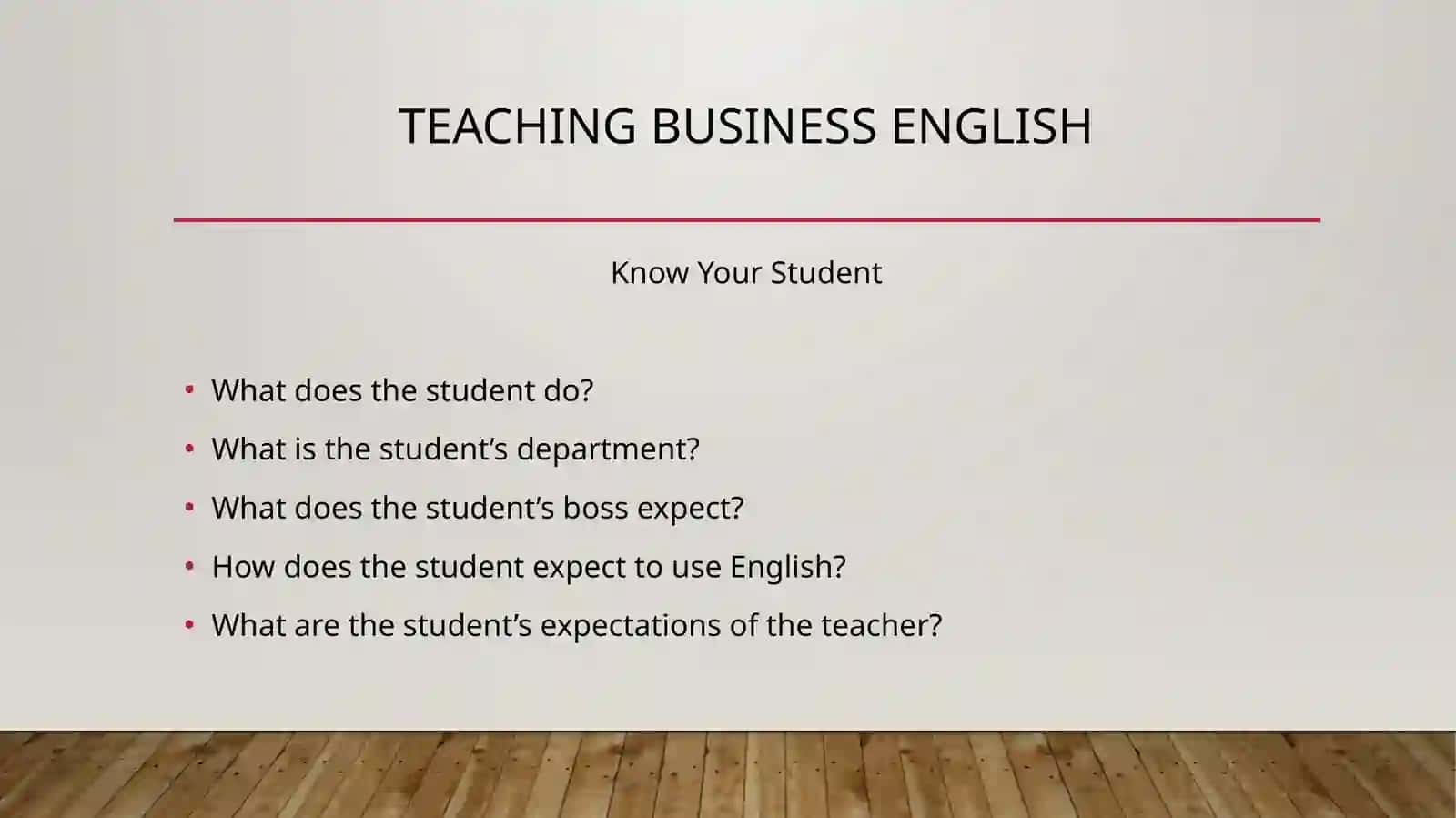 Teaching Business English 4