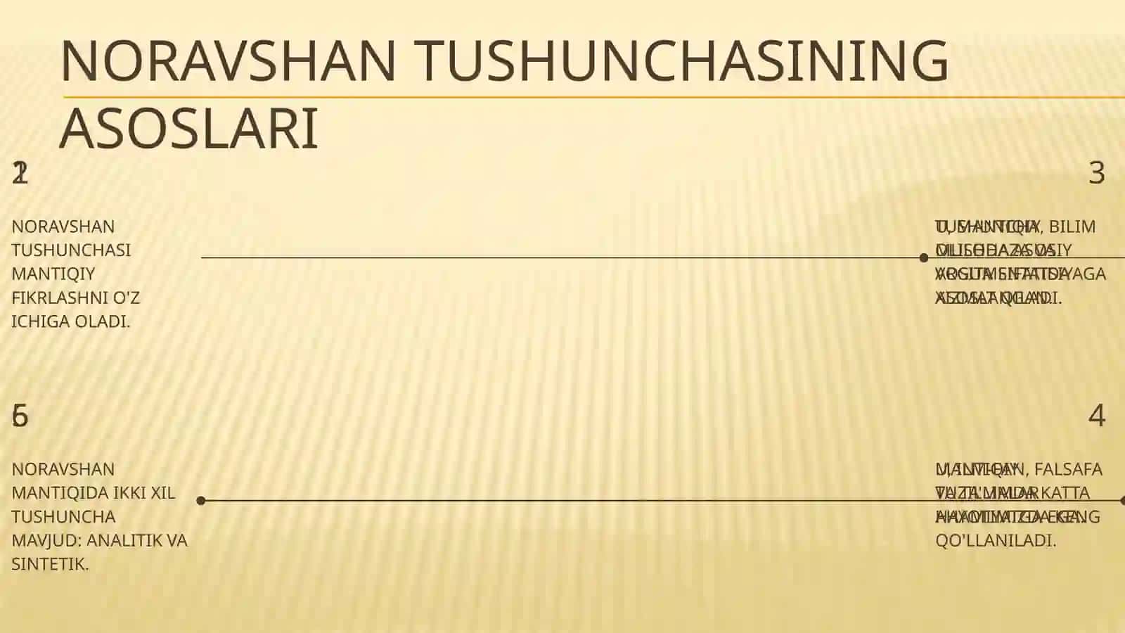 NORAVSHAN MANTIQ NAZARIYASI.NORAVSHANLIK TUSHUNCHASI 4